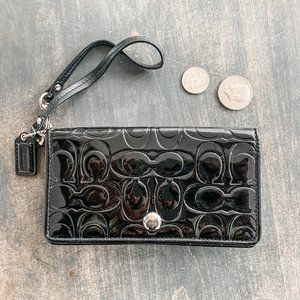 Coach Patent Leather Wristlet